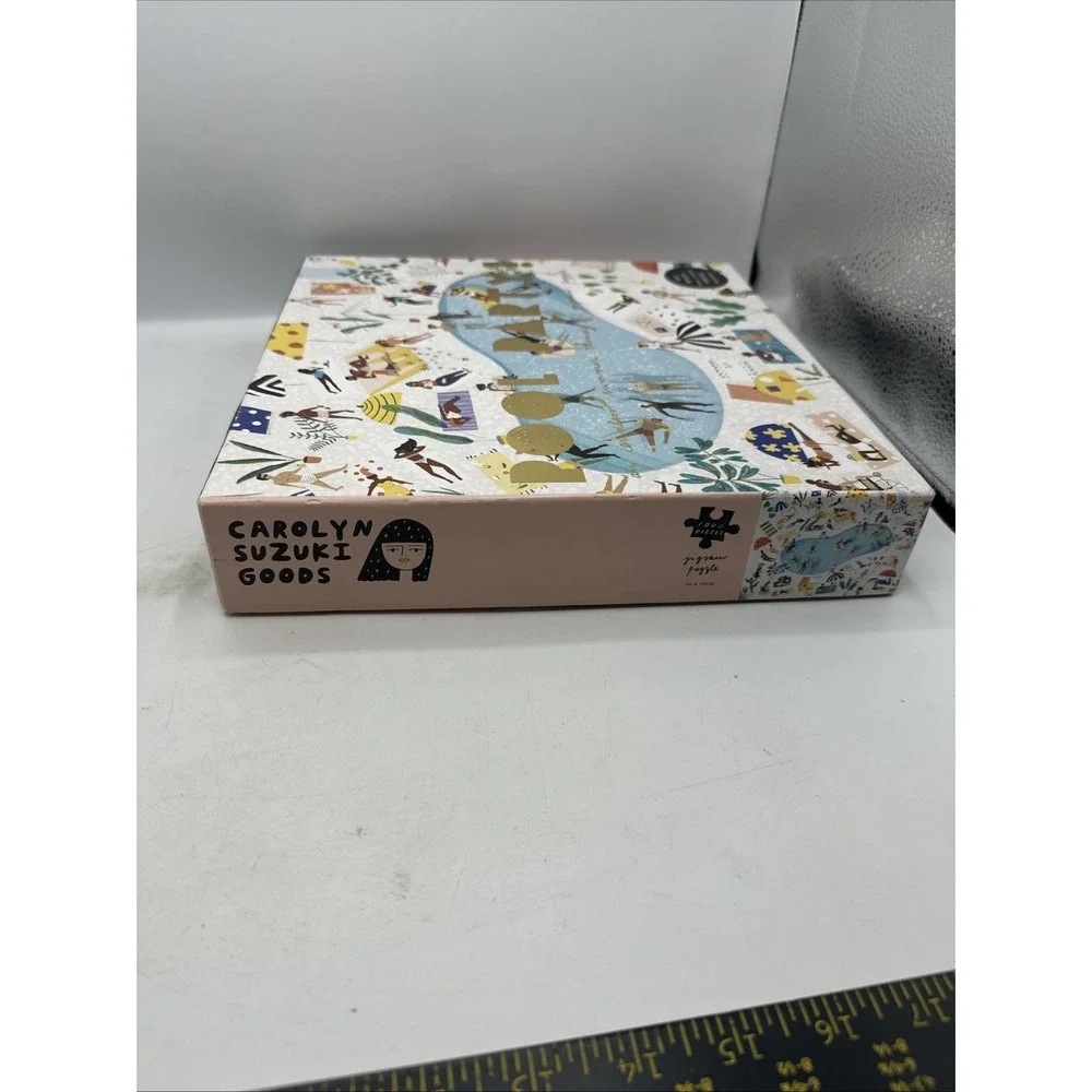 Pool Party Puzzle Carolyn Suzuki Goods 50cm‎ X 70cm Used 2021 Out Of Production